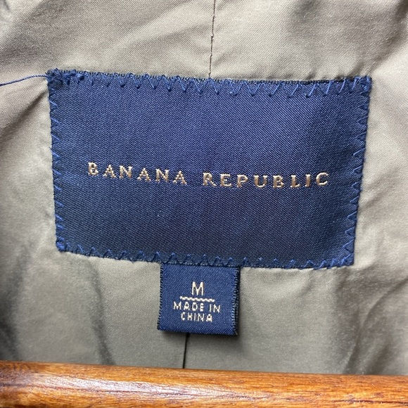 Banana Republic wool and cashmere blend full zip gray jacket size medium - Picture 4 of 4